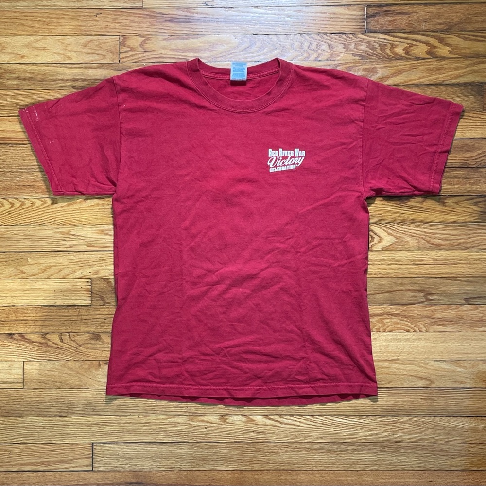 Classic Red River Showdown T shirt.